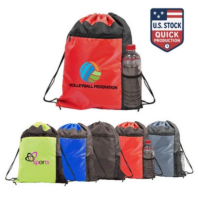 QuickCinch Economic Drawstring Backpack