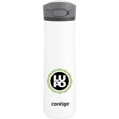 24 oz Contigo Jackson Chill 2.0 Water Bottle (White)