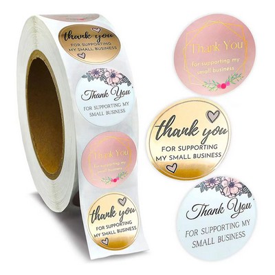 500pcs Self-Adhesive Thank You Stickers