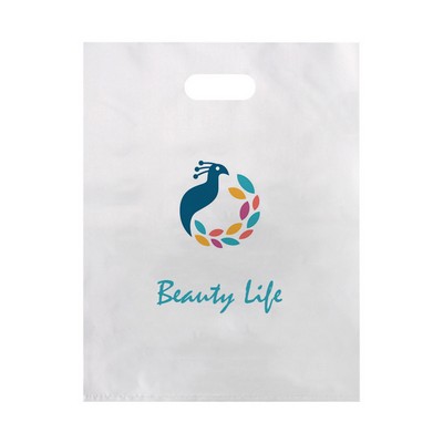 5.9"x7.9" 2.4mil Merchandise Bags W/ Die Cut Handle for Boutique Bag Shopping Clothes Packaging Bags