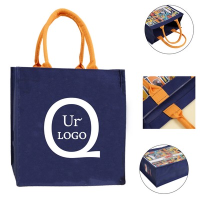 13.78 x 15.75 x 3.94" Canvas Shopping Bag