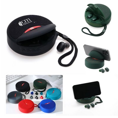 2" 1 Portable Speaker w/Earphone