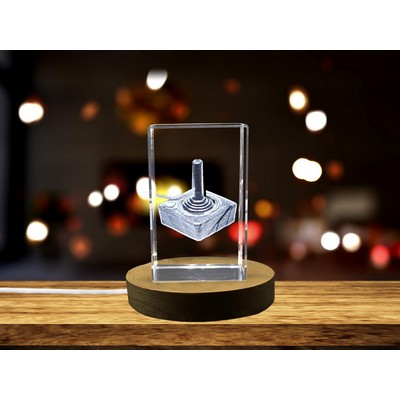Retro 1978 Game Controller 3D Engraved Crystal Trophy Award