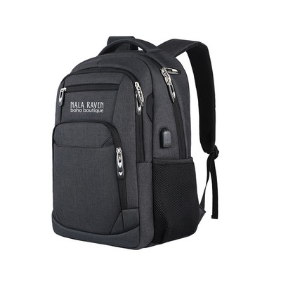 Fashionably Nylon Laptop Backpack