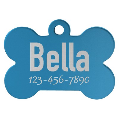 Anodized Aluminum Pet Tag