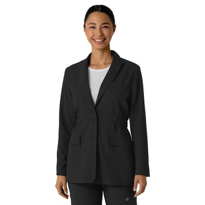 Wink Layers - Women's Blazer Short Lab Coat