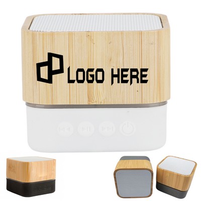 Bamboo Square Bluetooth Speaker