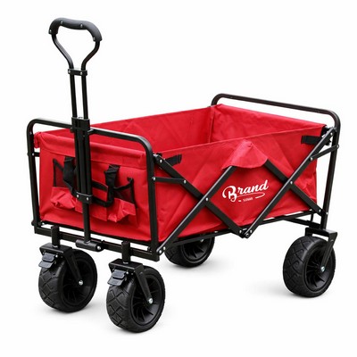 Collapsible Sturdy Steel Frame Garden Wagon