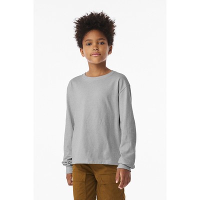 BELLA+CANVAS® Youth 6-Ounce Heavyweight Long Sleeve Tee