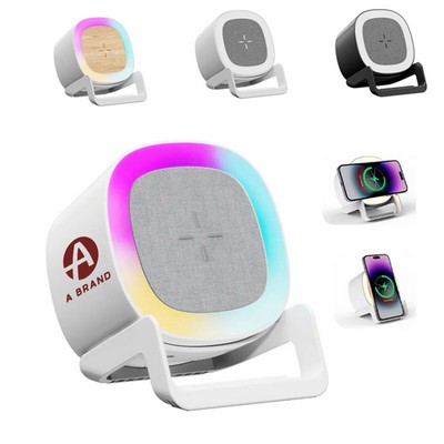 4-in-1 Spotlight Bluetooth Speaker and Phone Stand