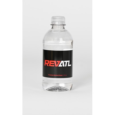 12oz Natural Spring Custom Labeled Bottle Water