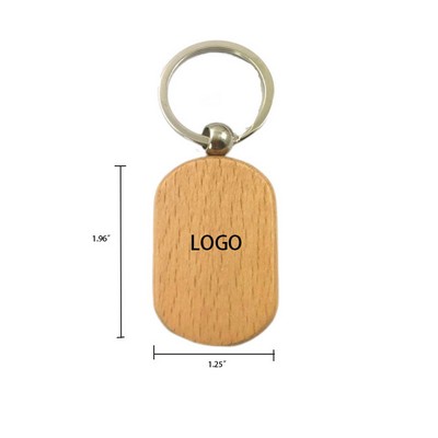Beech Wood Keychain