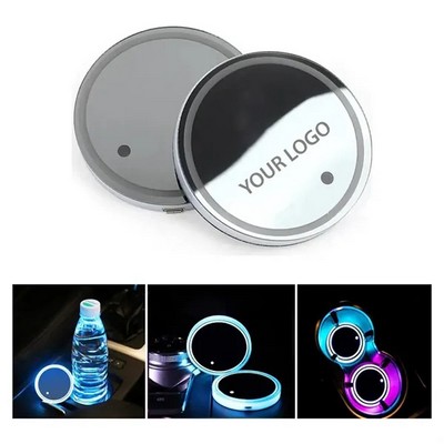 LED Car Coaster With 7 Colours Light