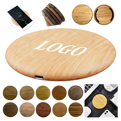 5V Timber-Textured Wireless Charging Pad