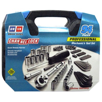 Allied Channellock 94-Piece Professional Mechanic's Tool Set w/Case