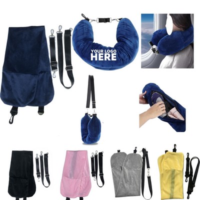 Travel Pillow Stuffable with Clothes