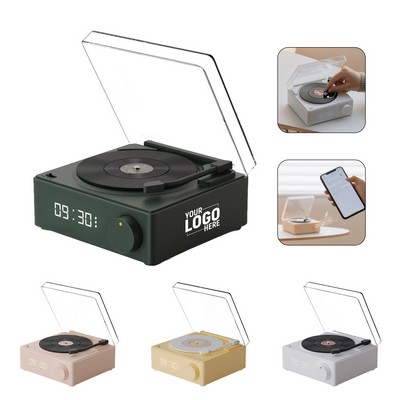 Vinyl Record Style Bluetooth Speaker