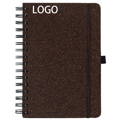 A5 Coffee Grounds Spiral Notebook
