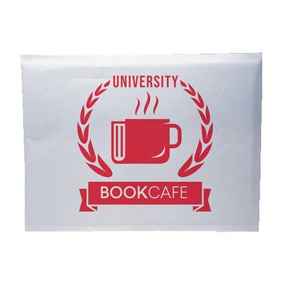 One Color White Paper Bubble Mailer (10.5" x 16")