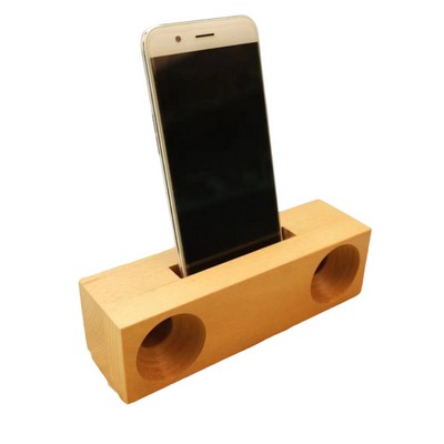 Wood Phone Holder Sound Amplifier
