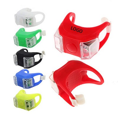 Silicone Flashing Night Riding Warning Light