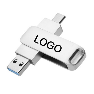 3.0 Usb-C & Type-A Dual Flash Drive(128Gb)