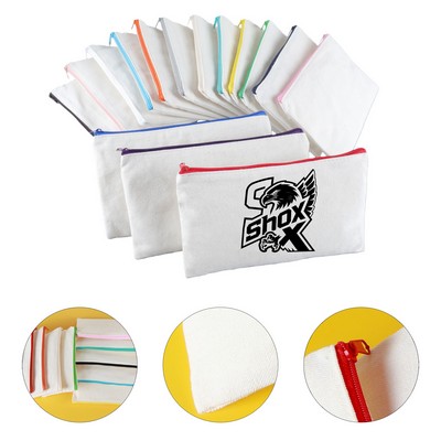 MOQ 20 Thickened Canvas Pencil Case