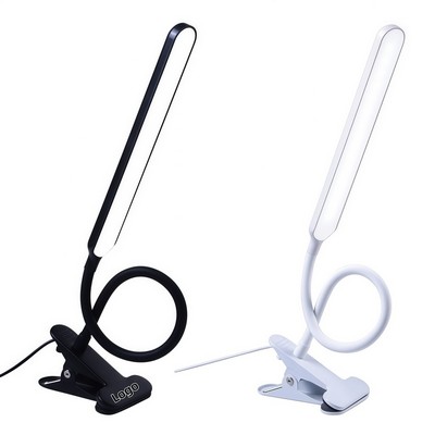 USB Clip-On LED Desk Lamp with Eye Care Lighting for Study and Reading