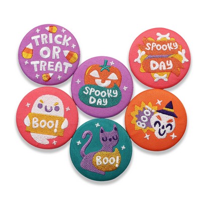 Embroidery Tinplate Lapel Badge