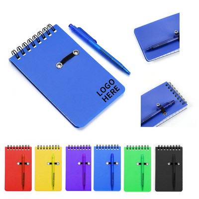 Compact Spiral Notebook & Pen Set