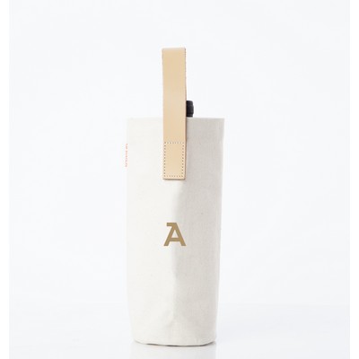 Leather-Grip Wine Carrier