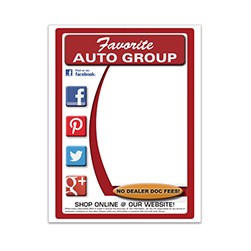 Exterior Style Custom Laser Window Sticker