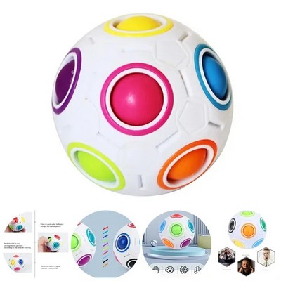 ABS Plastic Spherical Color Matching Puzzle Ball