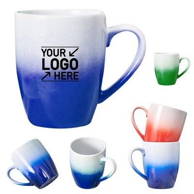 Gradient Glaze Ceramic Coffee Mug – 16 oz