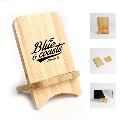 Bamboo Wireless Charging Phone Stand