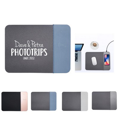 Office Wireless Charging Mouse Pad
