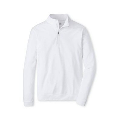 Peter Millar Men's Perth Cross-Hatch Performance Quarter-Zip