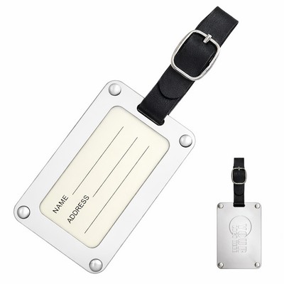 Small Leather Belt Metal Tag