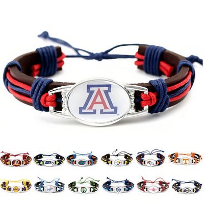 Adjustable Handmade Leather Bracelet