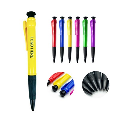 Ergonomic Plush Ballpoint Pen