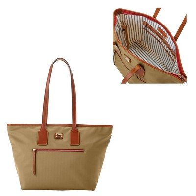 Dooney & Bourke Taupe Brown Wayfarer Tote Bag