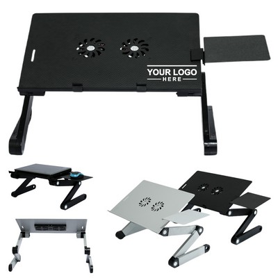 Adjustable Laptop Cooling Stand with Fans