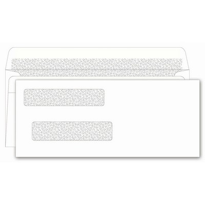 Double Window Self Seal Checks Envelopes