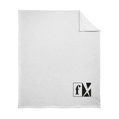 Port & Co® Embroidered Core Fleece Sweatshirt Blanket