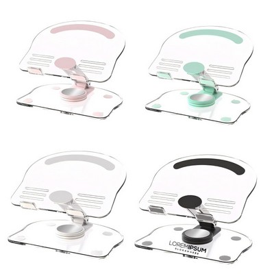 Acrylic Transparent Adjustable Folding Desktop Holder