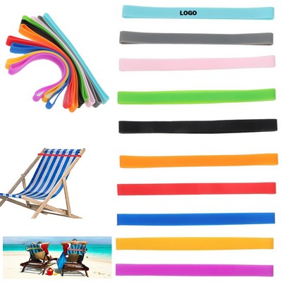 Elastic Silicone Beach Chair Band
