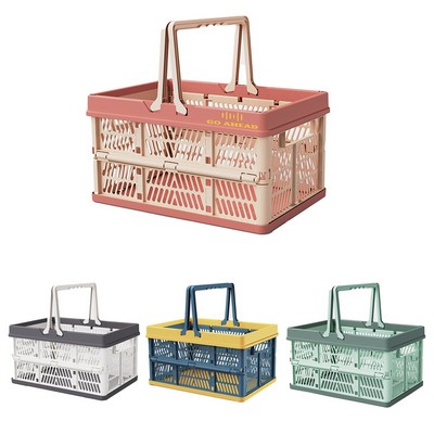 Portable Folding Storage Basket
