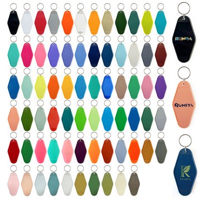 Custom Retro Motel Keyring