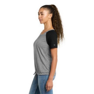 New Era Women's Tri-Blend Performance Cinch Tee