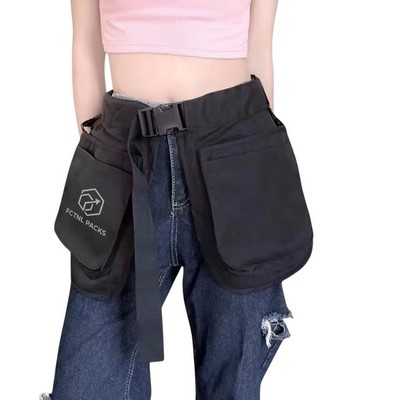Multi-Pocket Utility Waist Belt Pouch